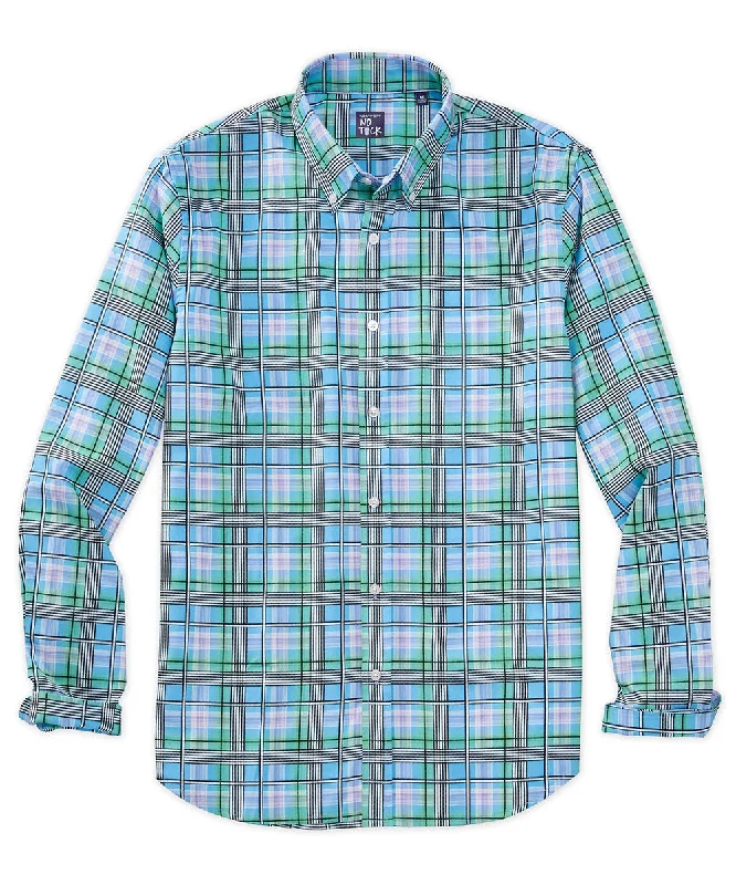 Westport No-Tuck Long Sleeve Performance Stretch Plaid Sport Shirt