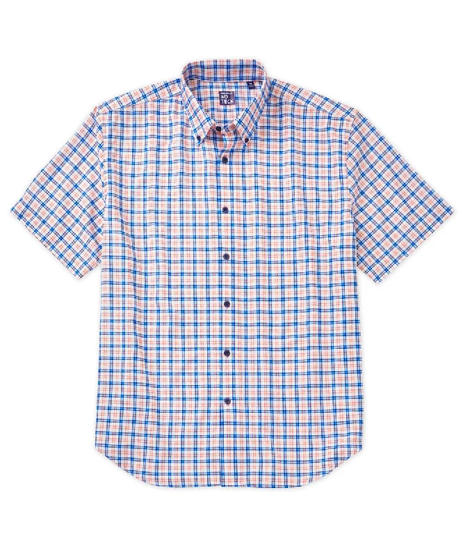 Westport No-Tuck Short Sleeve Performance Stretch Plaid Sport Shirt