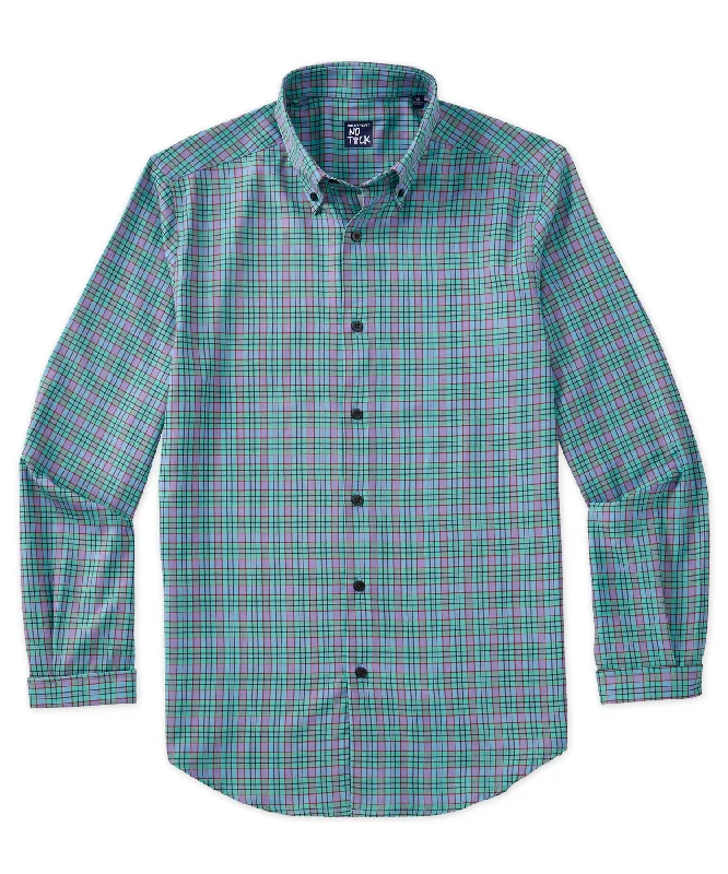 Westport No-Tuck Long-Sleeve Performance Stretch Plaid Sport Shirt