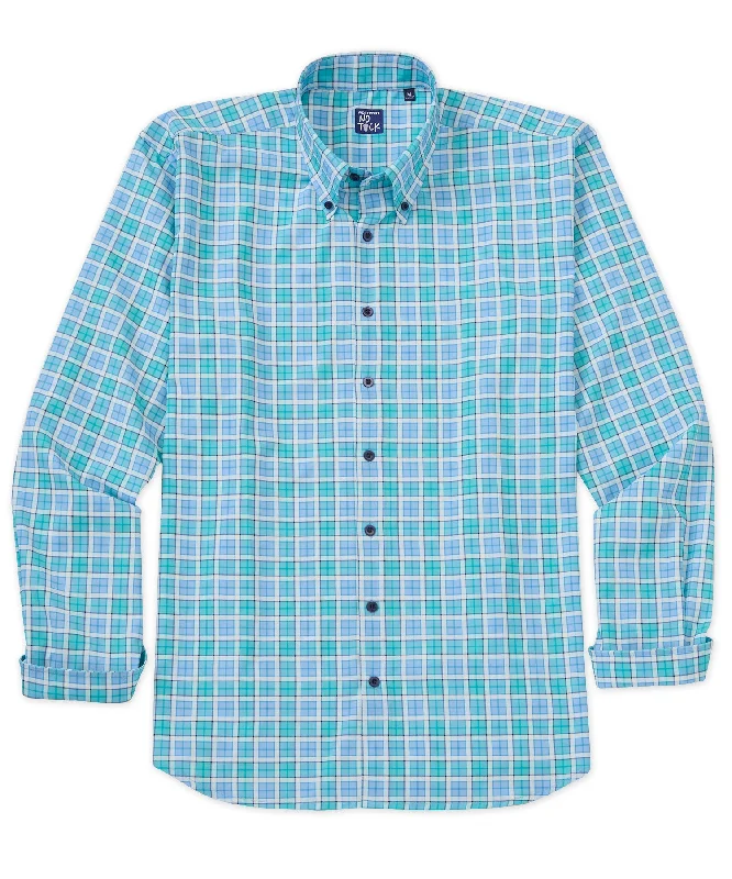 Westport No-Tuck Long Sleeve Plaid Performance Stretch Sport Shirt