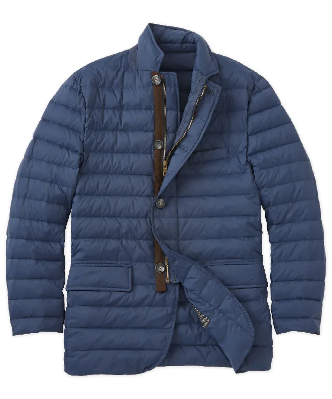 Westport Black Down Quilted Jacket