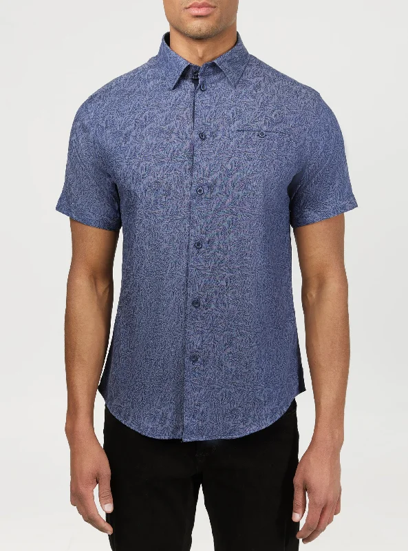 Branch pattern shirt