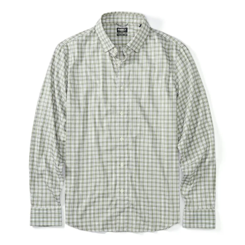 Faherty Movement Shirt in Fern Valley Plaid