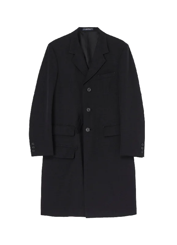 WOOL GABARDINE DOCTOR'S JACKET