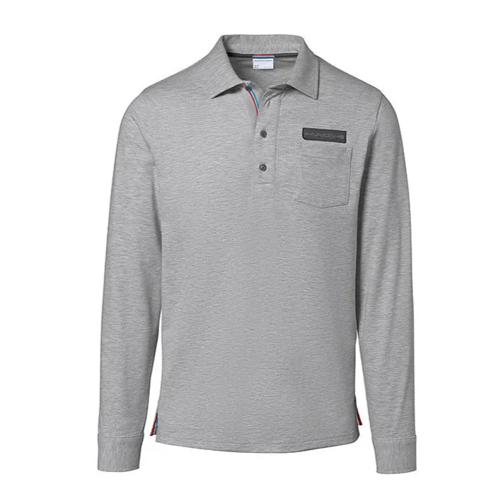 Porsche Men's Long-sleeve Rugby Polo Shirt - Classic