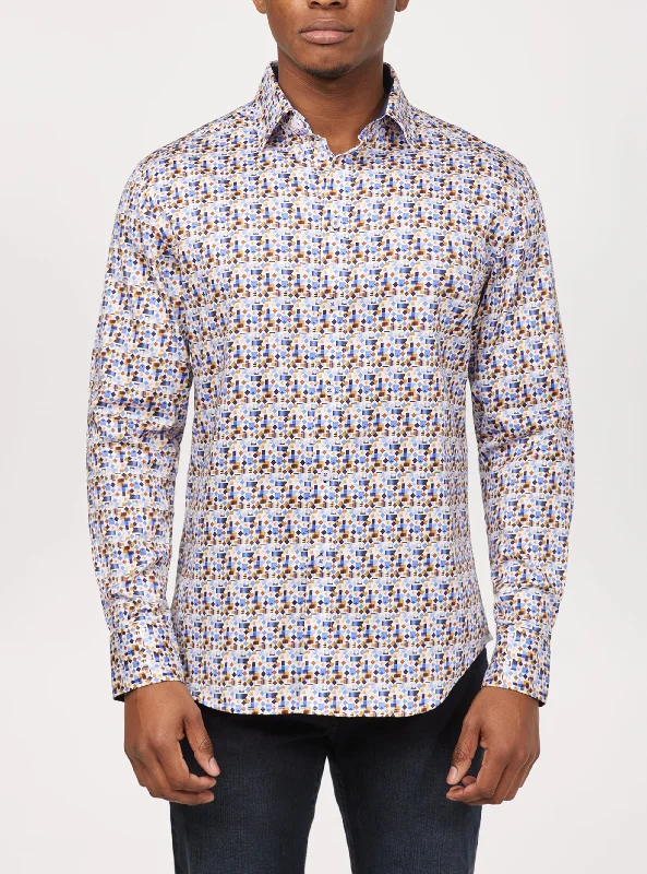 Prism Print Long Sleeve Shirt