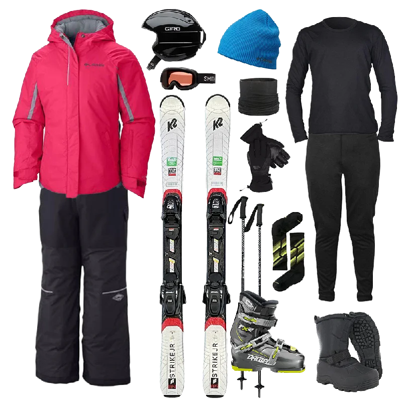 Columbia The Works Package w/ Bibs - Girl's Ski