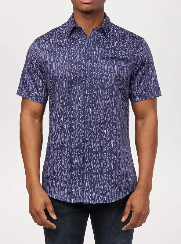 Wavy seaweed print shirt