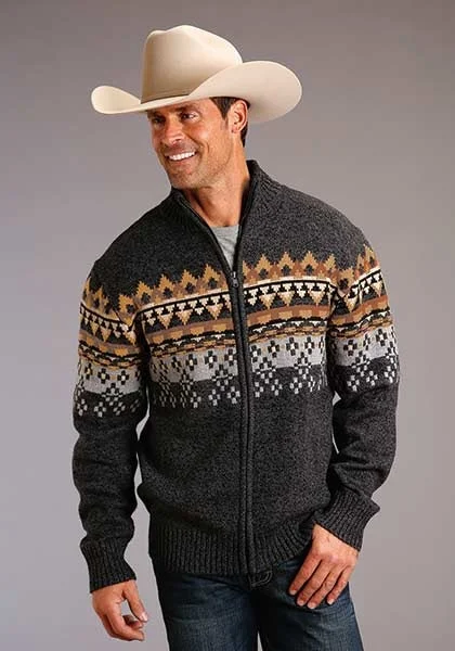 WESTERN CARDIGAN 11-014-0120-7026 GY