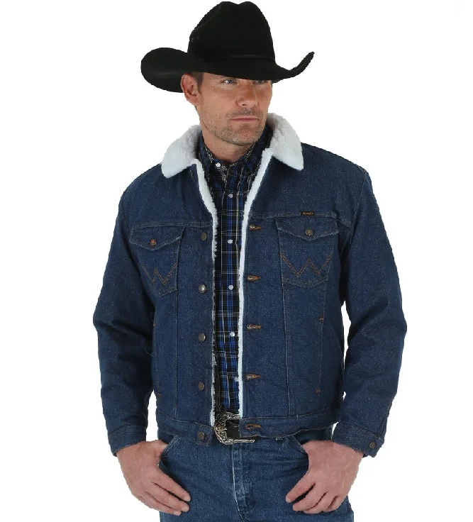 WRANGLER® WESTERN SHERPA LINED DENIM JACKET