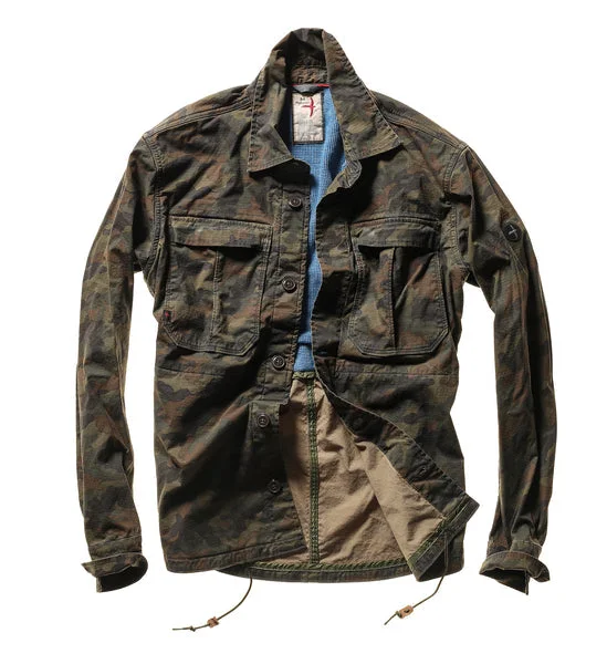 Relwen Ripstop CPO Shirt Jacket in Dark Camo