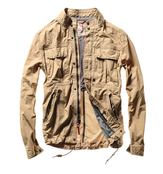 Relwen Sailcloth Tanker Jacket in Khaki